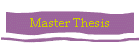 Master Thesis