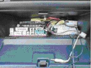 Motherboard in dashboard.JPG